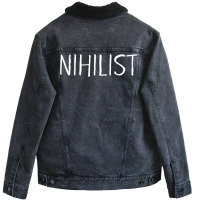 Nihilist Nihilism Unisex Sherpa-lined Denim Jacket | Artistshot