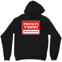 Private Do Not Read Unisex Hoodie | Artistshot