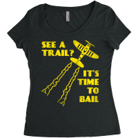 See A Trail It S Time To Bail Women's Triblend Scoop T-shirt | Artistshot