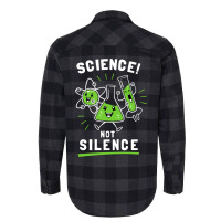 Science Not Silence Flannel Shirt | Artistshot