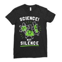 Science Not Silence Ladies Fitted T-shirt | Artistshot