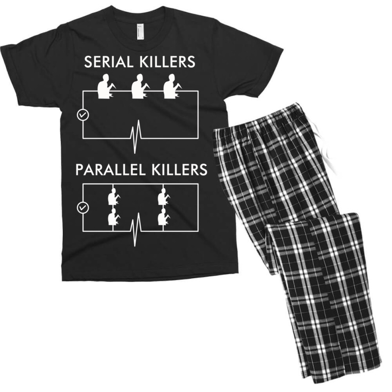 Serial Killers Parallel Killers Men's T-shirt Pajama Set by TomArt | Artistshot