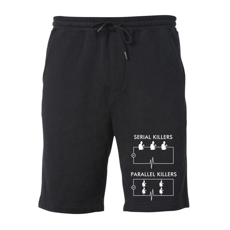 Serial Killers Parallel Killers Fleece Short by TomArt | Artistshot