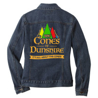 The Cones Of Dunshire Ladies Denim Jacket | Artistshot