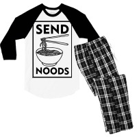 Send Noods Men's 3/4 Sleeve Pajama Set | Artistshot