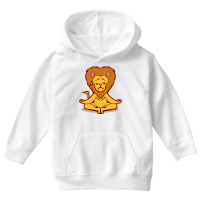 Lion Animals Meditation Zen Buddhism Youth Hoodie | Artistshot