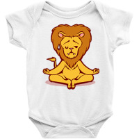 Lion Animals Meditation Zen Buddhism Baby Bodysuit | Artistshot