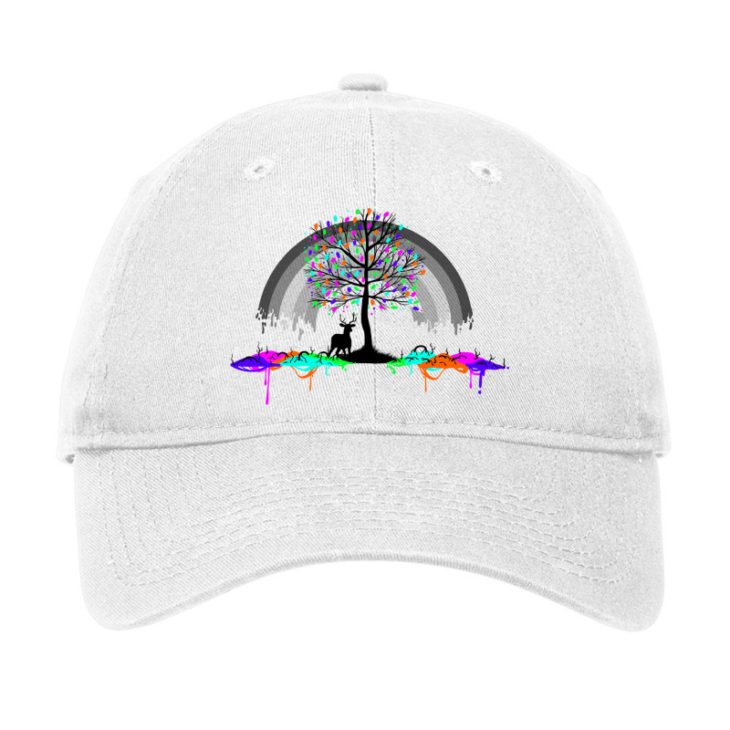 Melting Color Parasite Adjustable Cap by Jeorge | Artistshot