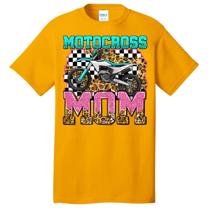 Motocross Mom Basic T-shirt by Neo Western | Artistshot