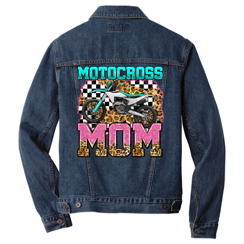 Motocross Mom Men Denim Jacket by Neo Western | Artistshot