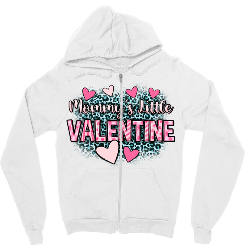 Mommy's Little Valentine Zipper Hoodie by Neo Western | Artistshot