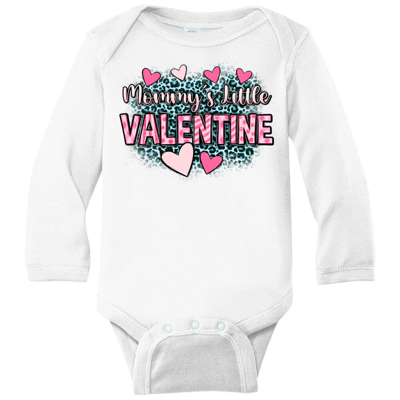 Mommy's Little Valentine Long Sleeve Baby Bodysuit by Neo Western | Artistshot