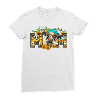 Mom With Cow Ladies Fitted T-shirt | Artistshot