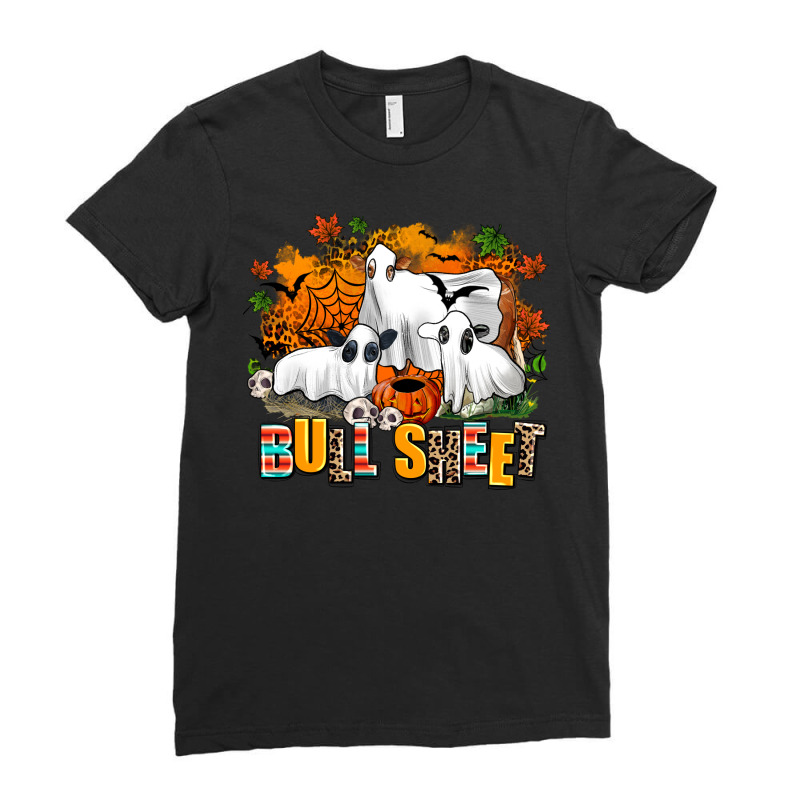 Bull Sheet Ladies Fitted T-Shirt by AdoDesignShop | Artistshot