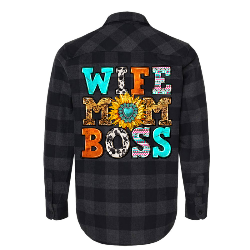 Wife Mom Boss Flannel Shirt by Neo Western | Artistshot