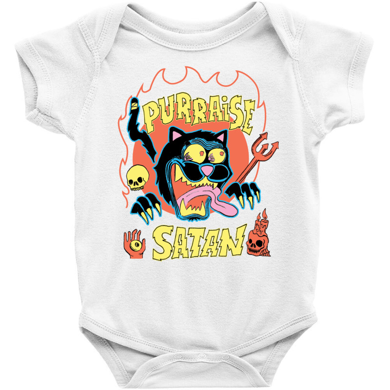 Purraise Satan Baby Bodysuit by Jeorge | Artistshot