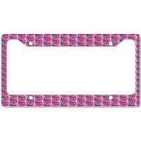 American Flag And  Cancer Ribbon Pattern License Plate Frame | Artistshot