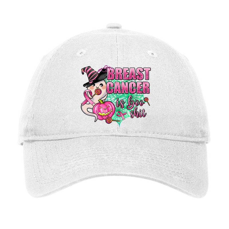 Breast Cancer Is Boo Shit Adjustable Cap | Artistshot