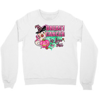 Breast Cancer Is Boo Shit Crewneck Sweatshirt | Artistshot