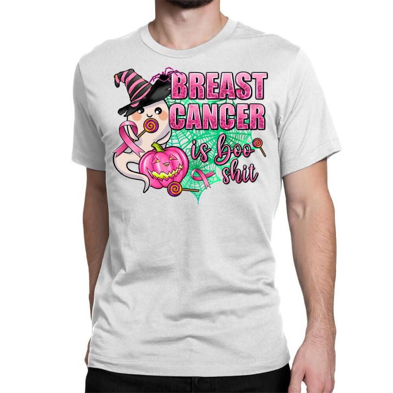 Breast Cancer Is Boo Shit Classic T-shirt | Artistshot