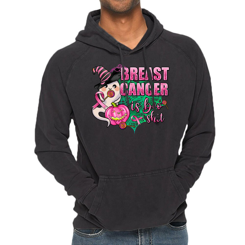 Breast Cancer Is Boo Shit Vintage Hoodie | Artistshot