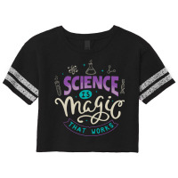 Science Is Magic That Works Scorecard Crop Tee | Artistshot