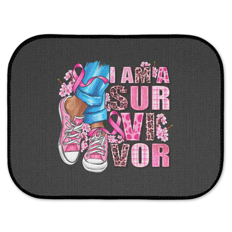 I Am A Survivor Rear Car Mat | Artistshot