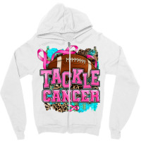 Tackle Cancer Zipper Hoodie | Artistshot