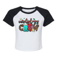 Cardiology Crew Raglan Crop Top | Artistshot