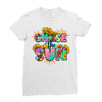 Chase The Sun Ladies Fitted T-shirt | Artistshot