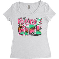 Racing Girl Women's Triblend Scoop T-shirt | Artistshot