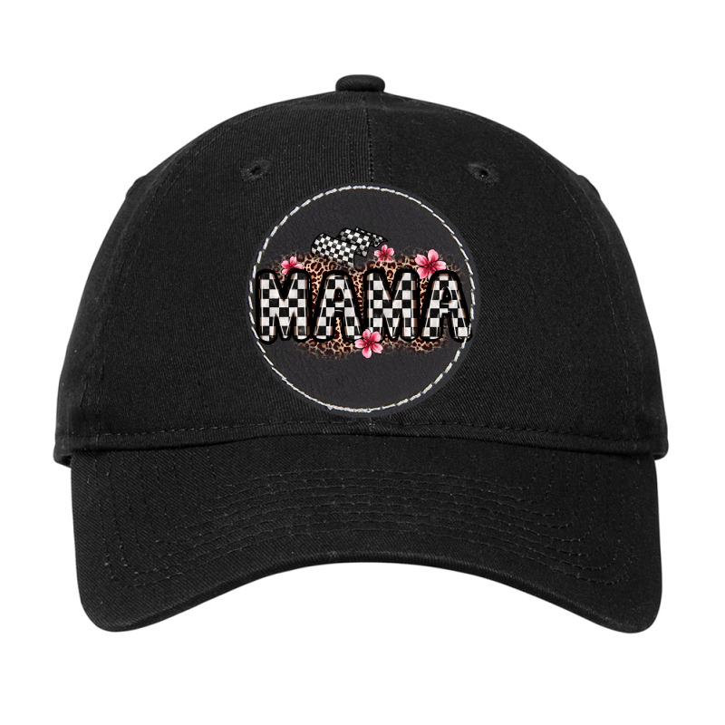 Race Mama Leopard Adjustable Cap - Leatherette Patch by Neo Western | Artistshot