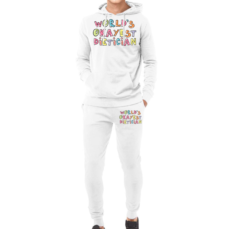 World S Okayest Dietician Gift Idea Hoodie & Jogger set by BetterManufaktur | Artistshot