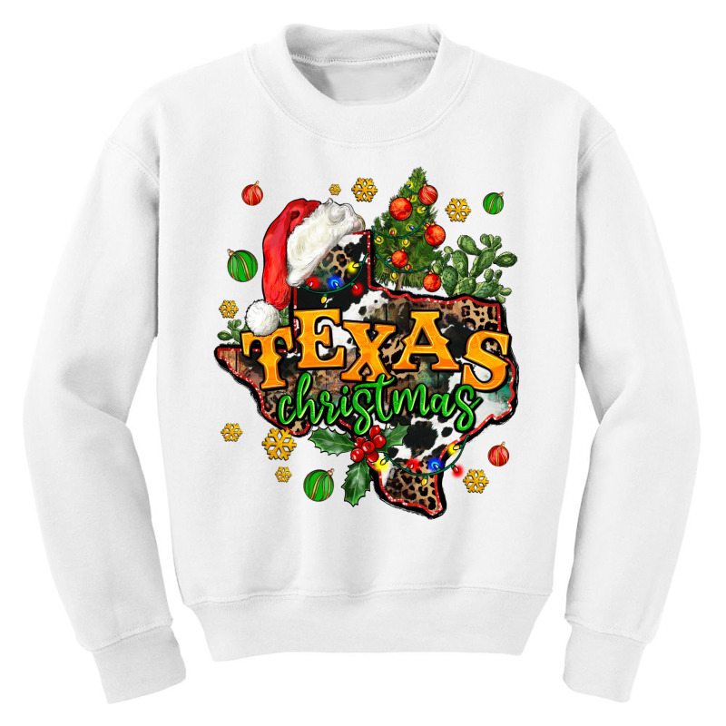 Texas Christmas Youth Sweatshirt | Artistshot