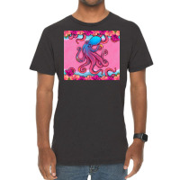 Floral Octopus Vintage T-shirt | Artistshot