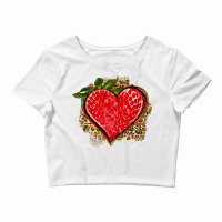 Strawberry Heart Crop Top | Artistshot