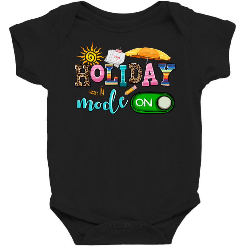 Holiday Mode On Baby Bodysuit by AdoDesignShop | Artistshot