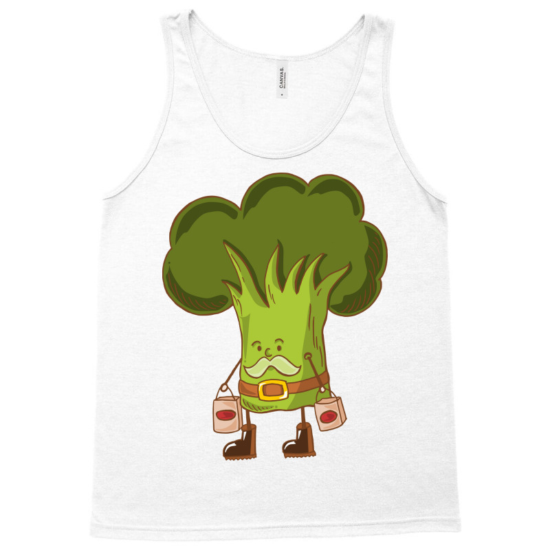 Mr. Broccoli Christmas Shopping Tank Top | Artistshot