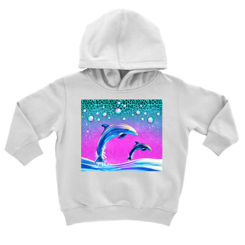 Dolphins Toddler Hoodie by HRA Design Shop | Artistshot