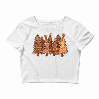 Melanin Christmas Trees With Lights Crop Top | Artistshot