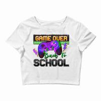 Game Over Back To School Crop Top | Artistshot