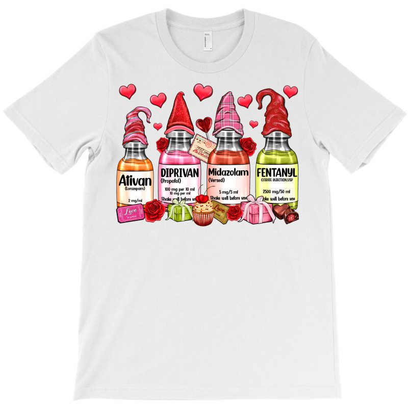 Nurse Valentine Vaccine Ampoules T-Shirt by Neo Western | Artistshot