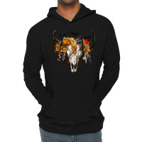 Halloween Bull Skull Lightweight Hoodie | Artistshot