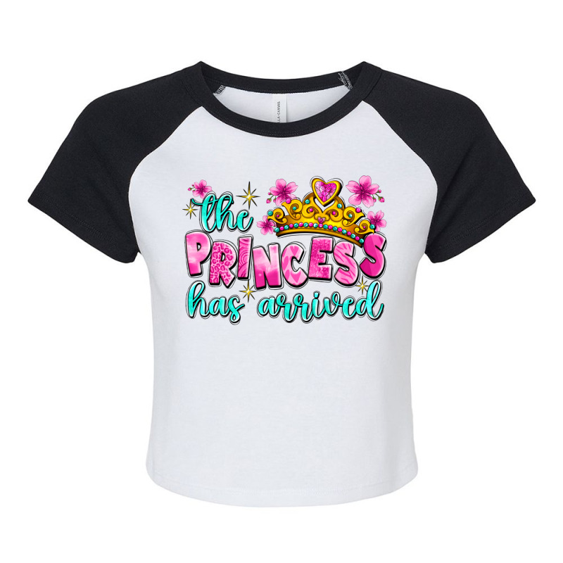 The Princess Has Arrived Raglan Crop Top by Neo Western | Artistshot