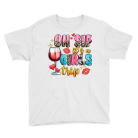 Oh Sip It's A Girl's Trip Youth Tee | Artistshot