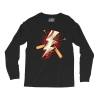 Baseball Lightning Bolt Long Sleeve Shirts | Artistshot