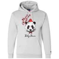 Merry Christmas Baby Bear Champion Hoodie | Artistshot