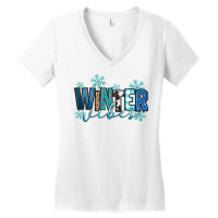 Winter Vibes Women's V-neck T-shirt | Artistshot