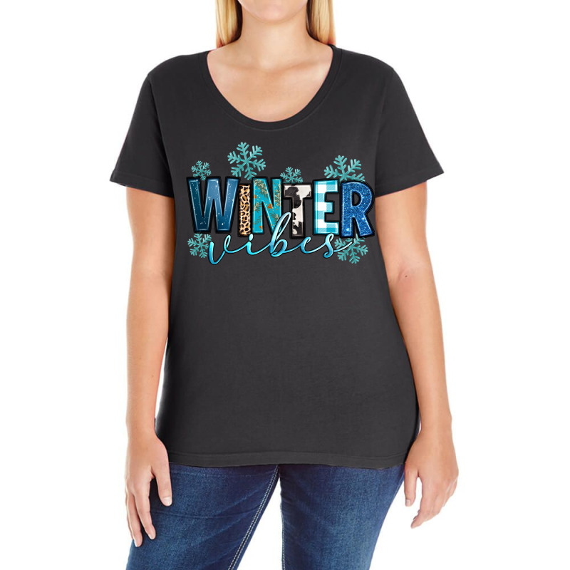 Winter Vibes Ladies Curvy T-Shirt by Neo Western | Artistshot