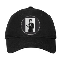 David Byrne Eating Cereal Poster 1 Adjustable Cap - Leatherette Patch | Artistshot